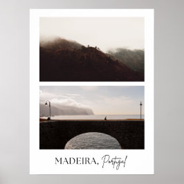 Madeira, Portugal esthetische reis foto afdruk Poster