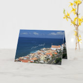 Madeira, Portugal Kaart (Gele Bloem)