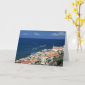 Madeira, Portugal Kaart (Gele Bloem)