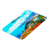 Madeira Portugal Panorama Uitzicht Illustratie Magneet (Linkerzijde)