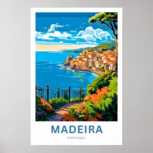 Madeira Portugal Reisprint Poster (Voorkant)