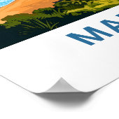 Madeira Portugal Reisprint Poster (Hoek)