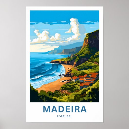 Madeira Portugal Reisprint Poster (Voorkant)