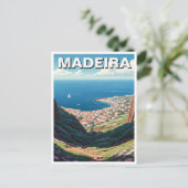 Madeira Portugal Reizen Briefkaart (Staand voorkant)
