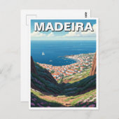 Madeira Portugal Reizen Briefkaart (Voorkant / Achterkant)