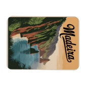 Madeira Portugal Vintage Magneet (Horizontaal)