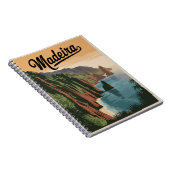 Madeira Portugal Vintage Notitieboek (Rechterzijde)