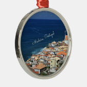 Madeira, Portugese landschapsfoto Metalen Ornament (Rechts)