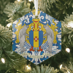 Madeira Portugese volksmuziek Glas Ornament