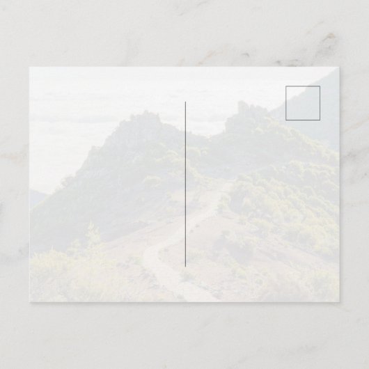 Madeira PR 1.2 hike to Pico Ruivo Briefkaart (Achterkant)