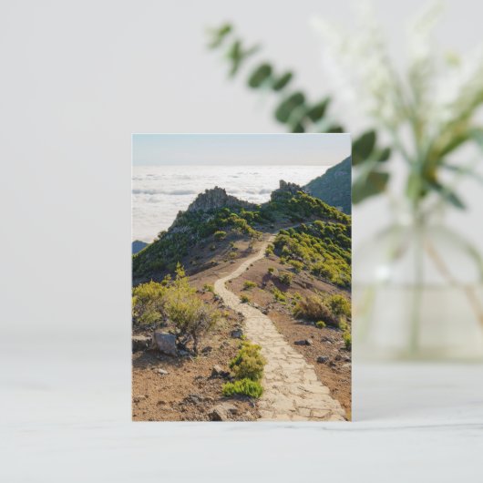 Madeira PR 1.2 hike to Pico Ruivo Briefkaart (Staand voorkant)