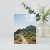 Madeira PR 1.2 hike to Pico Ruivo Briefkaart (Staand voorkant)