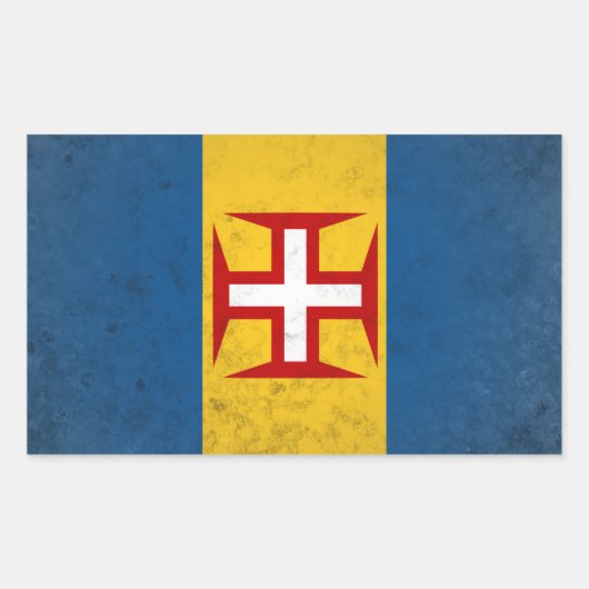 Madeira Rechthoekige Sticker (Voorkant)