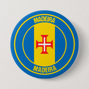 Madeira Round Emblem Ronde Button 7,6 Cm