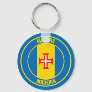 Madeira Round Emblem Sleutelhanger