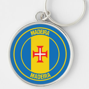Madeira Round Emblem Sleutelhanger