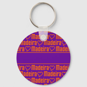 Madeira sleutelketen, pas aan sleutelhanger