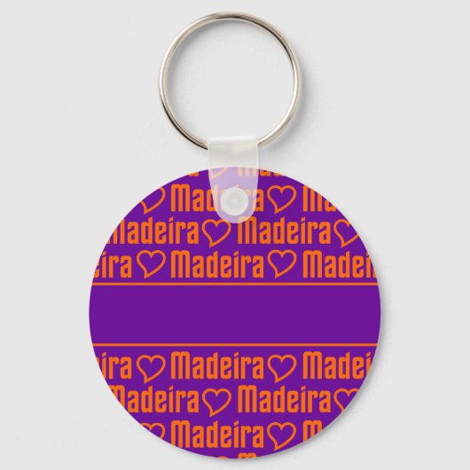 Madeira sleutelketen, pas aan sleutelhanger (Voorkant)