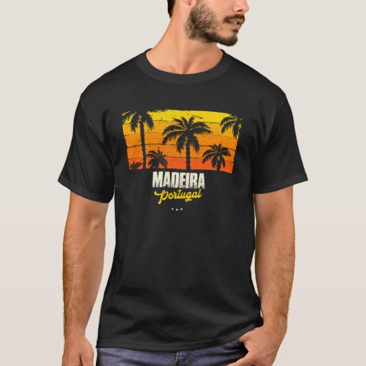Madeira Souvenir Portugal Herinnering T-shirt (Voorkant)