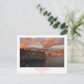 Madeira - Stad Funchal briefkaart met tekst (Staand voorkant)