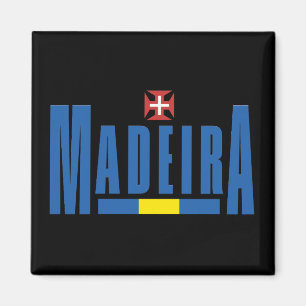 Madeira Tekst- en vlagkleuren Magneet