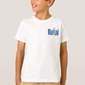 Madeira Tekst- en vlagkleuren T-shirt (Voorkant)
