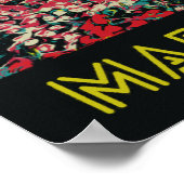 Madeira typische huisillustratie Portugal Poster (Hoek)