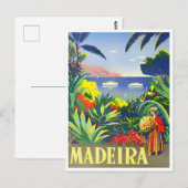 Madeira vintage-Briefkaart Briefkaart (Voorkant / Achterkant)