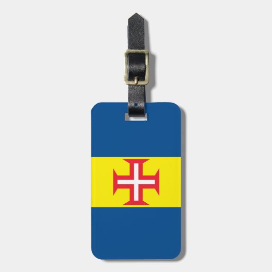 Madeira-vlag Bagagelabel (Voorkant verticaal)