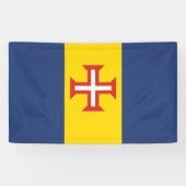 Madeira vlag Portugal symbool kruis Spandoek (Horizontaal)