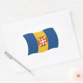Madeira Vlag Sticker (Envelop)