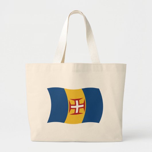 Madeira Vlag Tasje Grote Tote Bag (Voorkant)