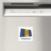 Madeira Waving Flag met naam Magneet (Insitu (Vaatwasser))