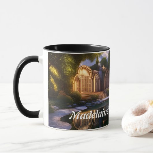 Madelaine's Morning Tea Mok (Met donut)