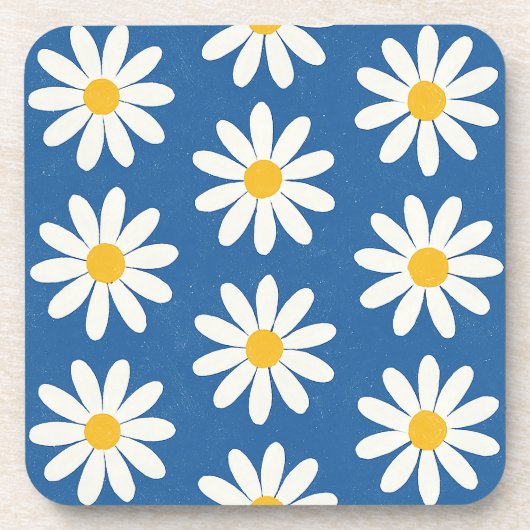 Madeldenveld in het blauw bier onderzetter (Voorkant)
