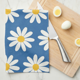 Madeldenveld in het blauw theedoek