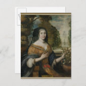 Madeleine de Scudery Briefkaart (Voorkant / Achterkant)