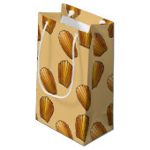 Madeleine French Food Pastry Chef Pâtisserie Cakes Klein Cadeauzakje (Achterkant Gekanteld)