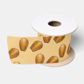 Madeleine French Food Pastry Chef Pâtisserie Cakes Satijnen Lint (Spoel)
