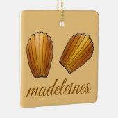 Madeleine French Pastry Chef Pâtisserie Cakes Keramisch Ornament (Rechts)