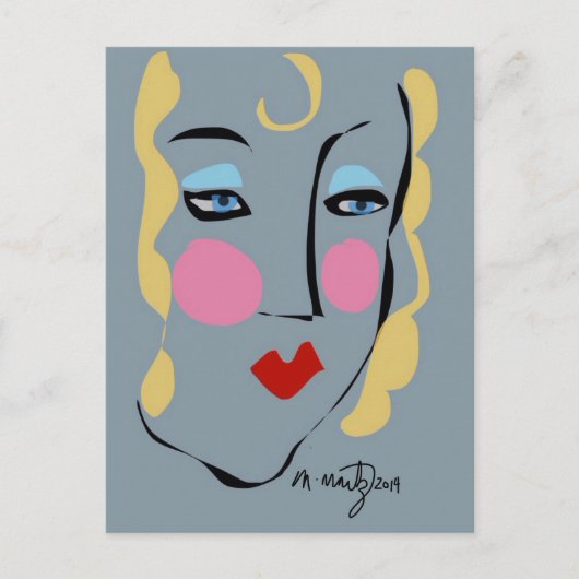 Madeleine is gek op Matisse Briefkaart (Voorkant)