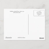 Madeleine neemt een drive Briefkaart (Achterkant)