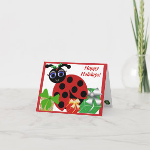 Madeleine Toon Ladybug Holiday Card Feestdagen Kaart