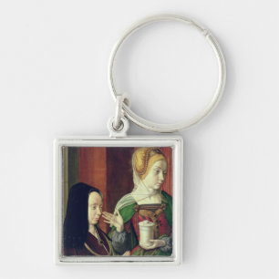 Madeleine van Bourgogne, voorgesteld door St. Mary Sleutelhanger