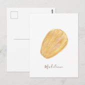 Madeleine waterverf briefkaart (Voorkant / Achterkant)