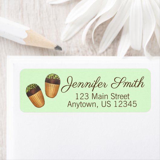 Madeleines French Pastry Chef Pâtisserie Bakery Etiket (Insitu)