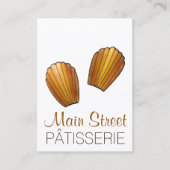 Madeleines French Pastry Pâtisserie Cake Shop Visitekaartje (Voorkant)