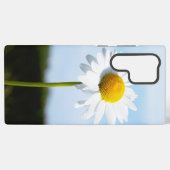 Madelief rechtop geisoleerd in de natuur. samsung galaxy hoesje (Achterkant horizontaal)