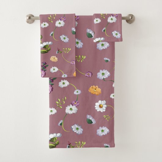Madeliefje 3 bad handdoek (Insitu)