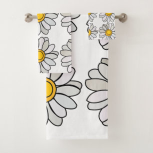 Madeliefje Bloem Bloemig Madeliefje Bad Handdoek